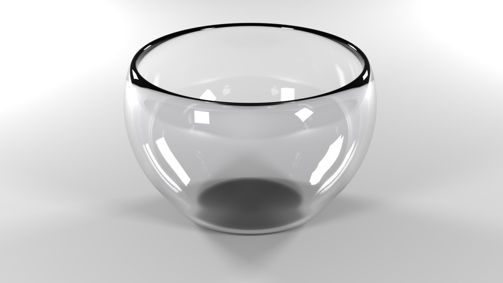 Clear Glass Bowl preview image 1